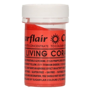 Konzentrierte Gelfarbe - Living Coral - enthält E171